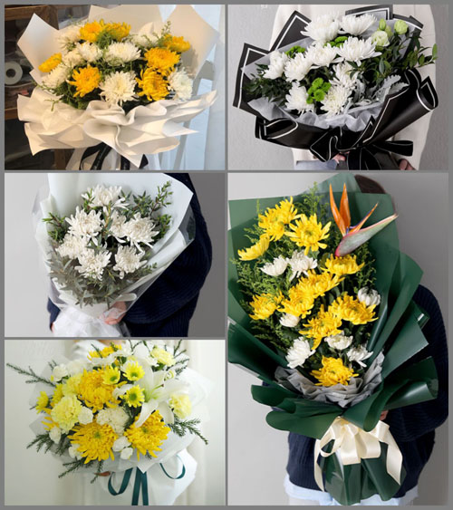 山西长治潞城市翟店镇羌城村白事花束代送